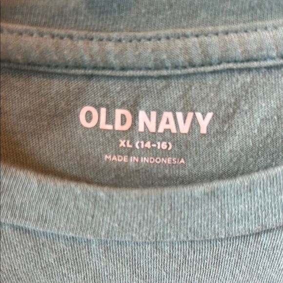 Old Navy Kids Tees - Aqua and White - Picture 2 of 7